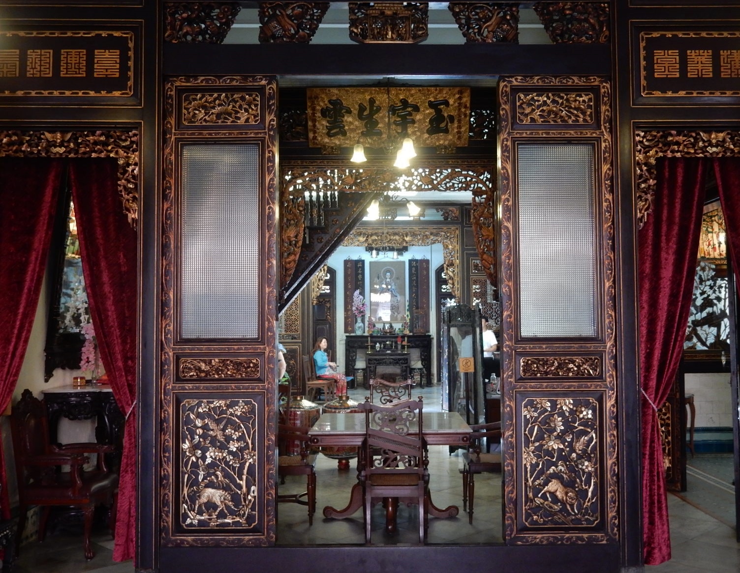Baba & Nyonya Heritage Museum interior, Melaka