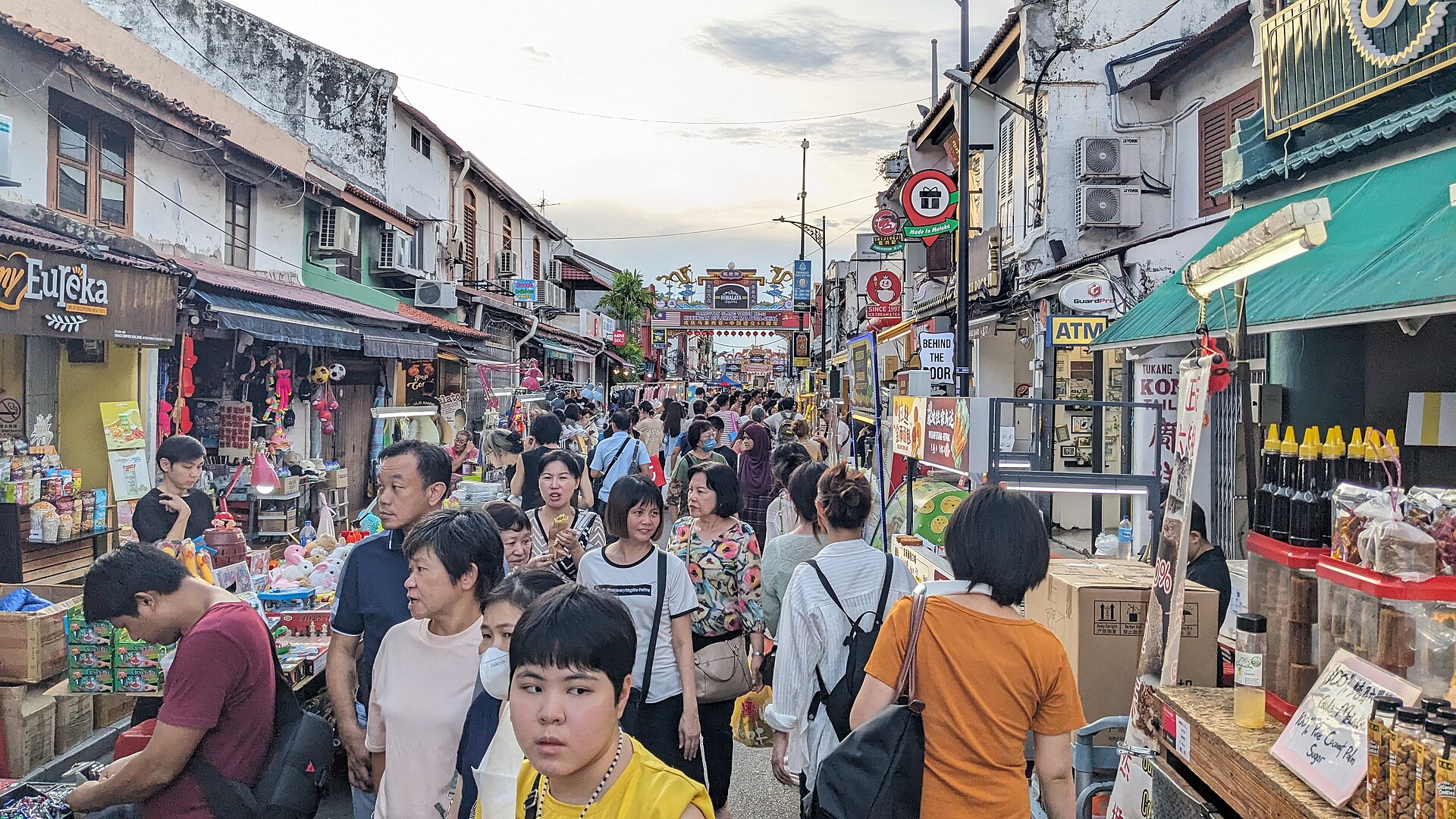 Jonker Street night market runs Fri–Sun evenings