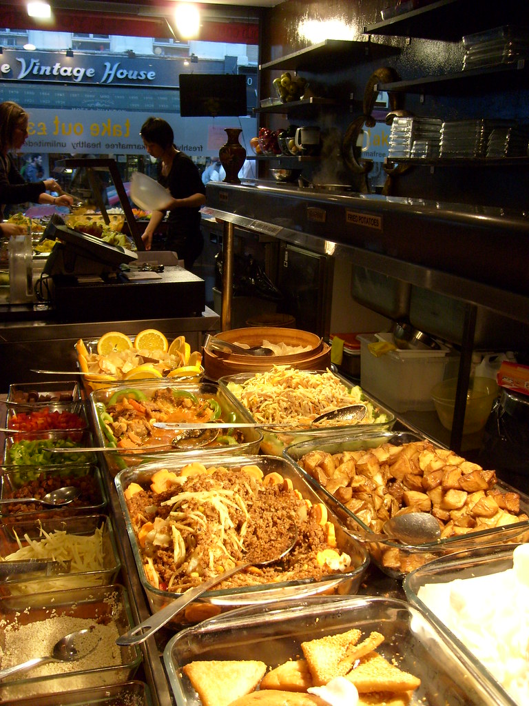 Budget vegetarian hawker food in Chinatown Singapore